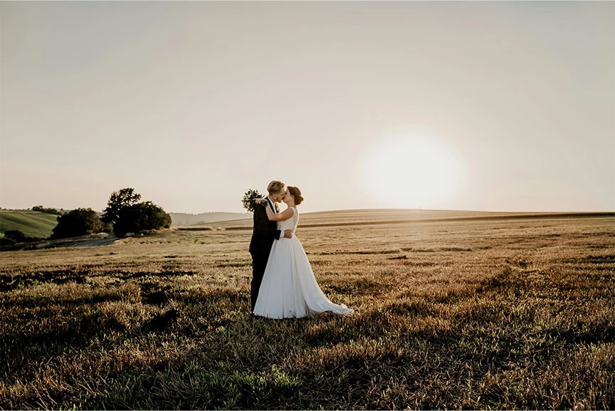 Couple getting married